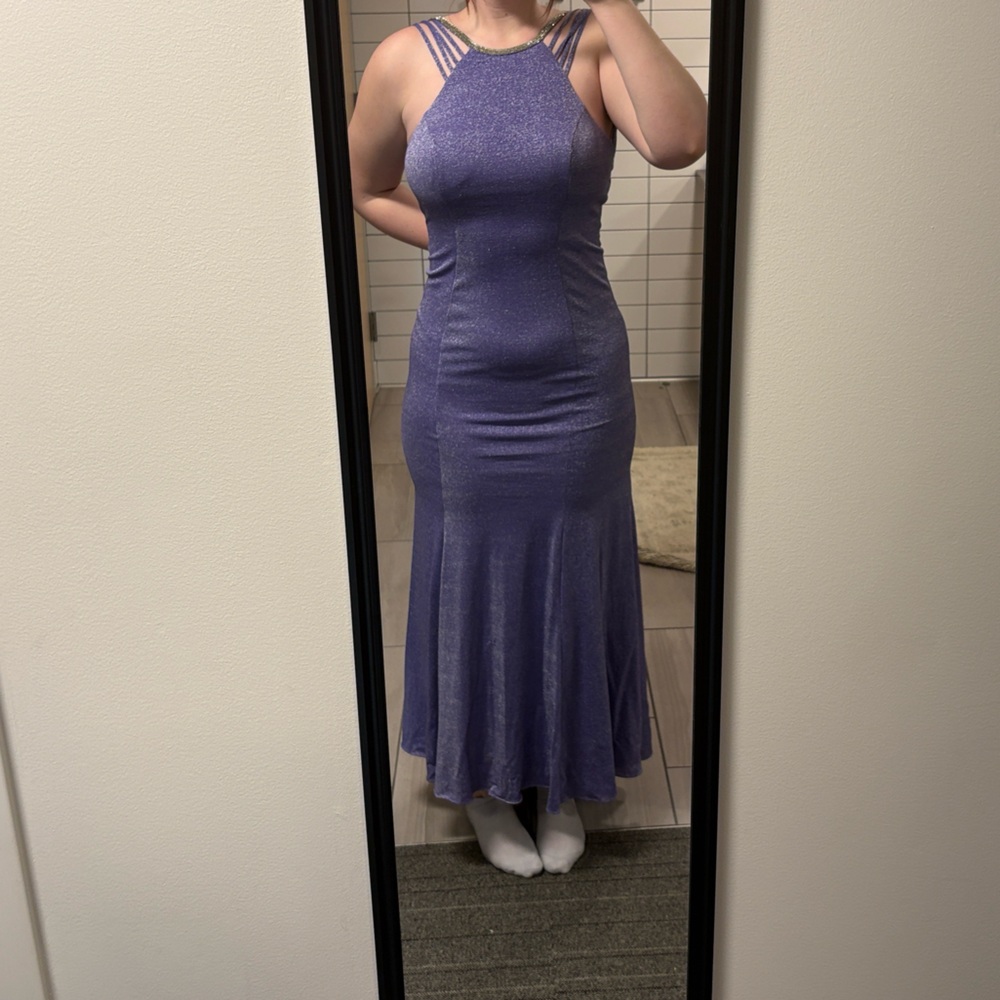Blush Sparkling Lavender Gown